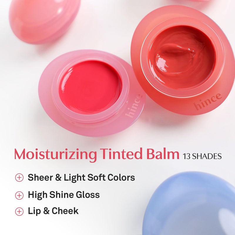 هينس رو جلو ديوي بول - مرطب شفاه ملون، ملمع جيلي لامع، ترطيب ولمعان، متعدد الاستخدامات للشفاه وأحمر الخدود، نباتي، 0.12 أونصة (13 لونًا) (مربى الجزر) - Image 3